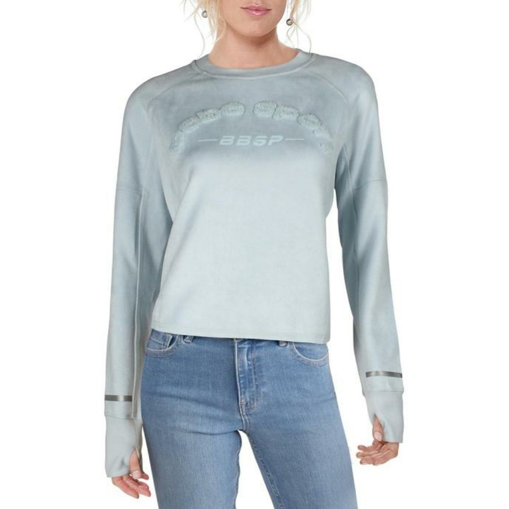 BEBE SPORT Sueded Scuba Sweatshirt